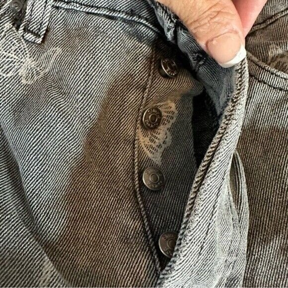 Simple Society Ankle Straight Super High Rise Jeans Size 27 - Picture 9 of 10